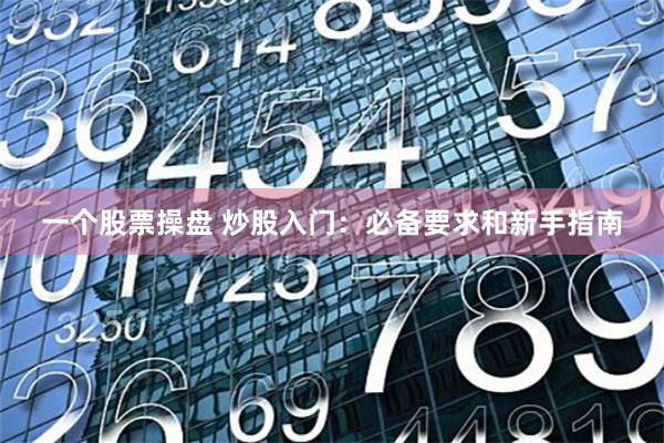 一个股票操盘 炒股入门:必备要求和新手指南